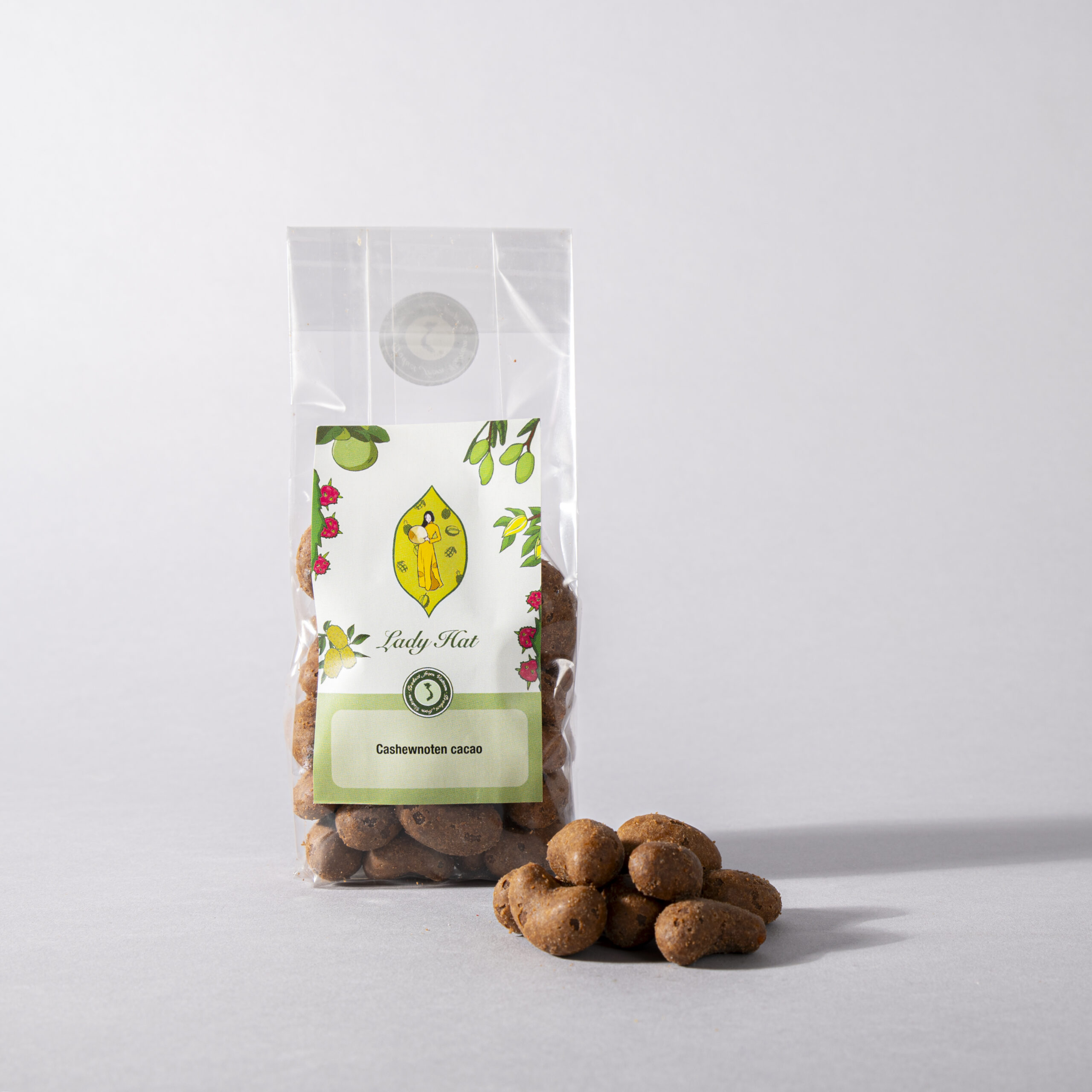 Cashewnoten met cacao